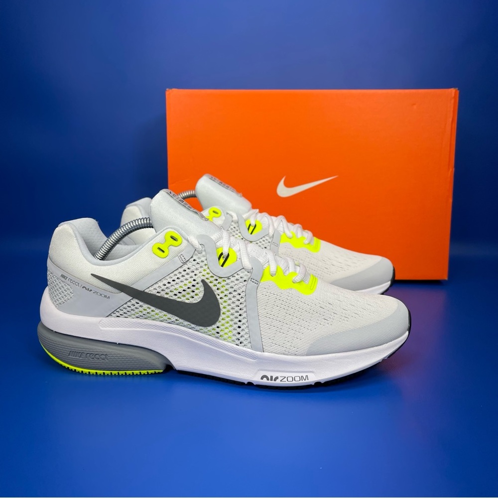 NEW Nike React Air Zoom Prevail Athletic Shoes Iron Grey White Volt